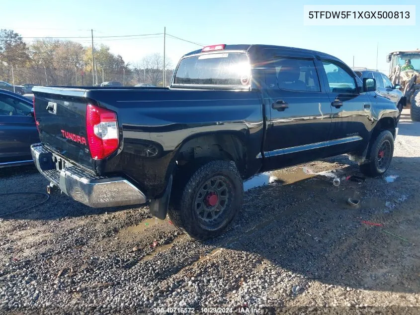 2016 Toyota Tundra Sr5 5.7L V8 VIN: 5TFDW5F1XGX500813 Lot: 40716572