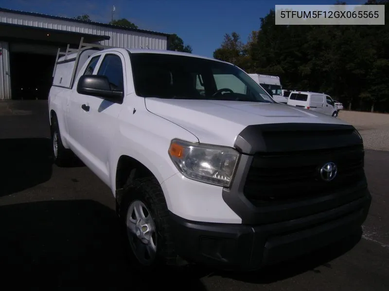 2016 Toyota Tundra Double Cab Sr/Double Cab Sr5 VIN: 5TFUM5F12GX065565 Lot: 40914313