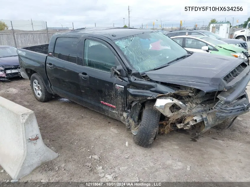 2017 Toyota Tundra Sr5 Plus 5.7L V8 VIN: 5TFDY5F10HX634256 Lot: 12115047