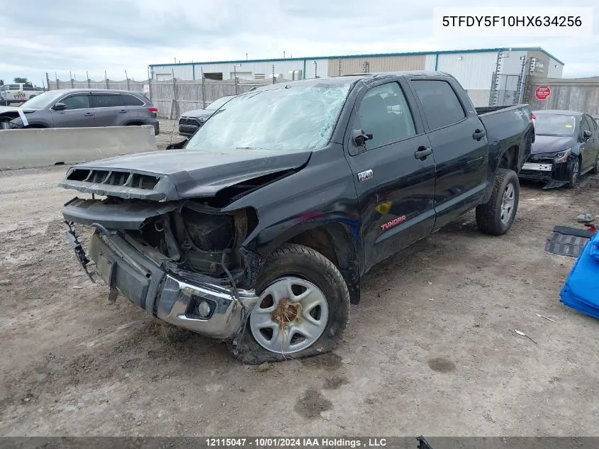 2017 Toyota Tundra Sr5 Plus 5.7L V8 VIN: 5TFDY5F10HX634256 Lot: 12115047