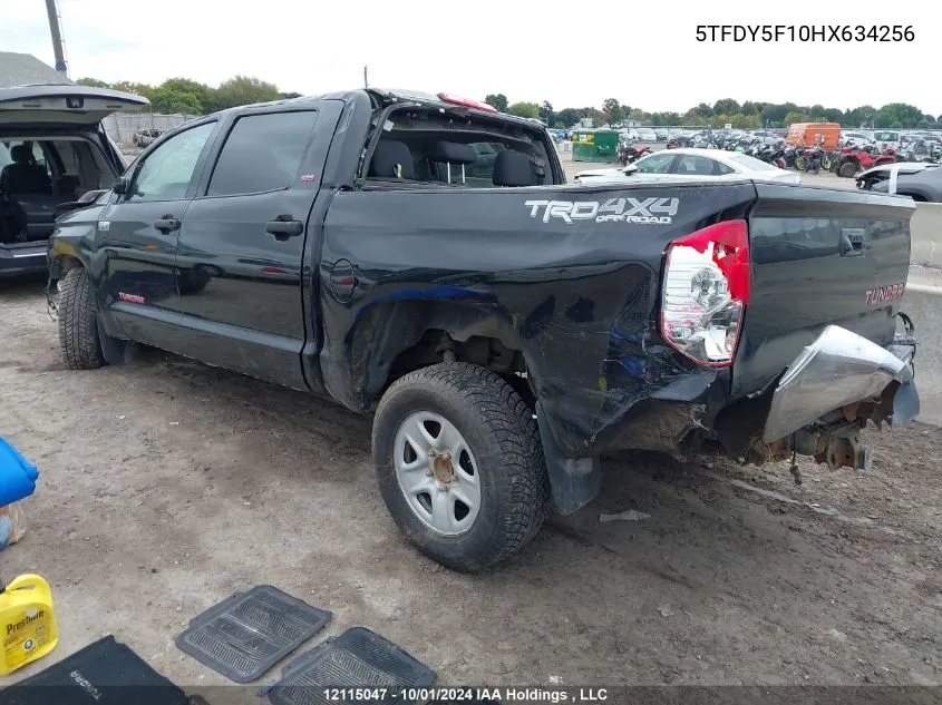 5TFDY5F10HX634256 2017 Toyota Tundra Sr5 Plus 5.7L V8