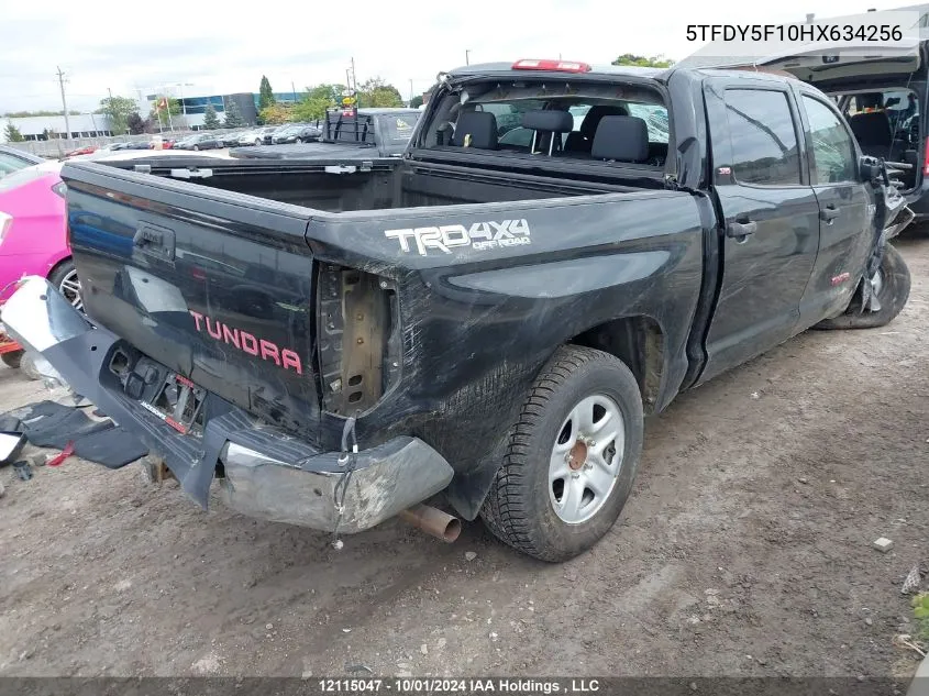 2017 Toyota Tundra Sr5 Plus 5.7L V8 VIN: 5TFDY5F10HX634256 Lot: 12115047