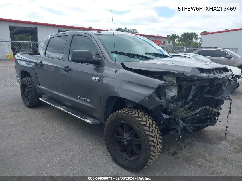 2017 Toyota Tundra Sr5 5.7L V8 VIN: 5TFEW5F1XHX213459 Lot: 38698079