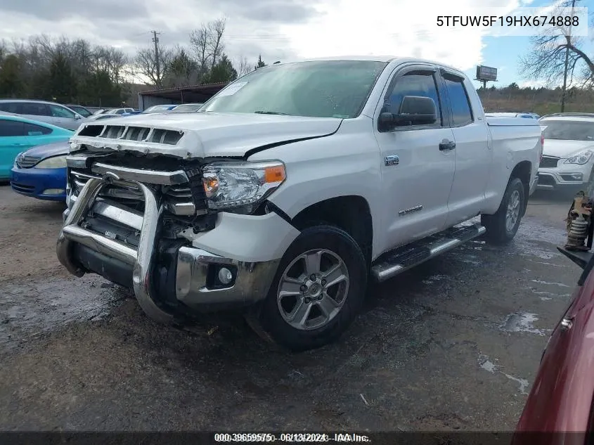 5TFUW5F19HX674888 2017 Toyota Tundra Sr5 5.7L V8