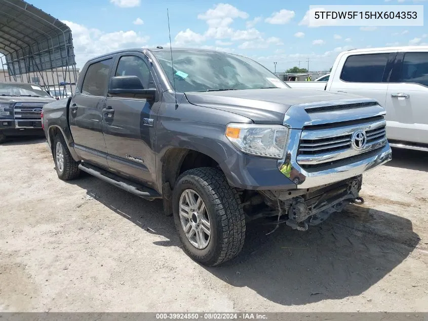 5TFDW5F15HX604353 2017 Toyota Tundra Sr5 5.7L V8