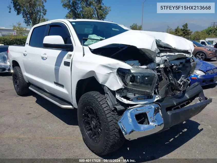 5TFEY5F15HX213668 2017 Toyota Tundra Sr5 5.7L V8