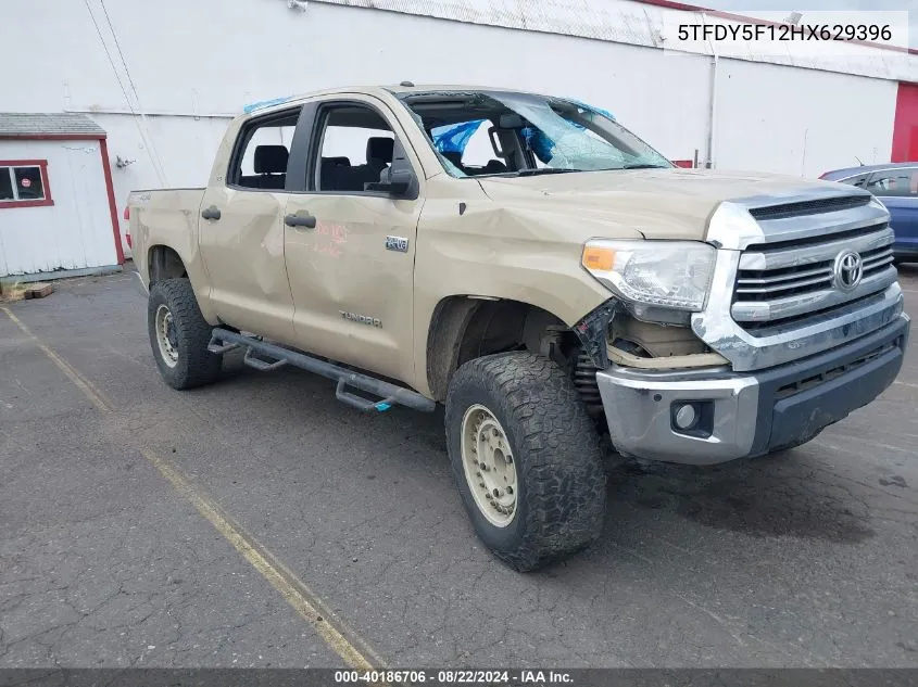 2017 Toyota Tundra Sr5 Plus 5.7L V8 VIN: 5TFDY5F12HX629396 Lot: 40186706