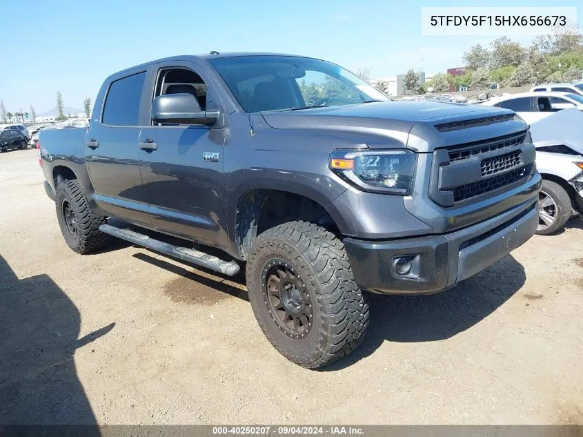 5TFDY5F15HX656673 2017 Toyota Tundra Crewmax Sr5/Trd Pro