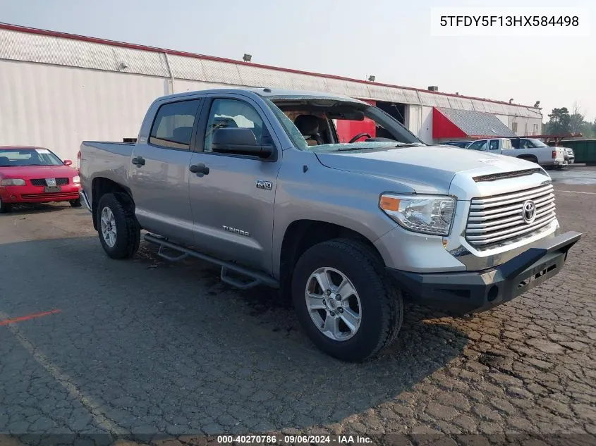 5TFDY5F13HX584498 2017 Toyota Tundra Sr5 5.7L V8