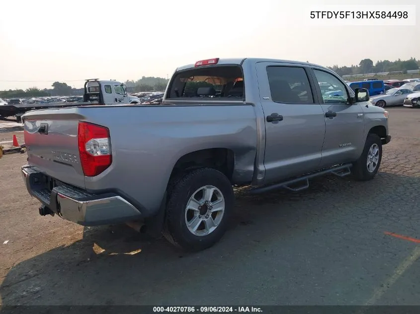 5TFDY5F13HX584498 2017 Toyota Tundra Sr5 5.7L V8