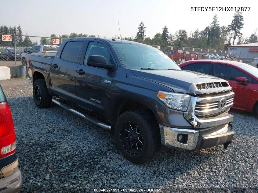 5TFDY5F12HX617877 2017 Toyota Tundra Sr5 5.7L V8