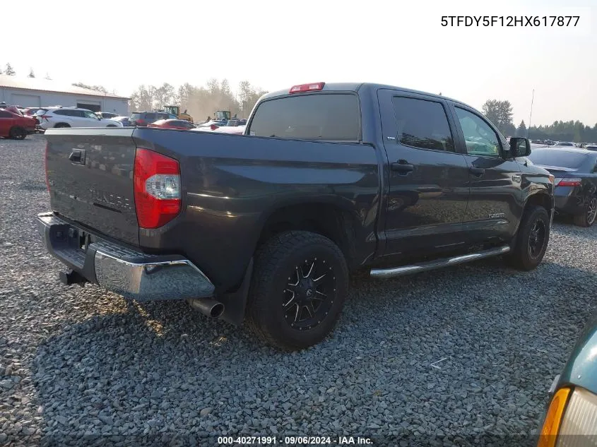 5TFDY5F12HX617877 2017 Toyota Tundra Sr5 5.7L V8