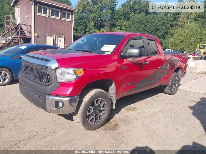 2017 Toyota Tundra Sr5 5.7L V8 VIN: 5TFUY5F11HX628319 Lot: 40306556