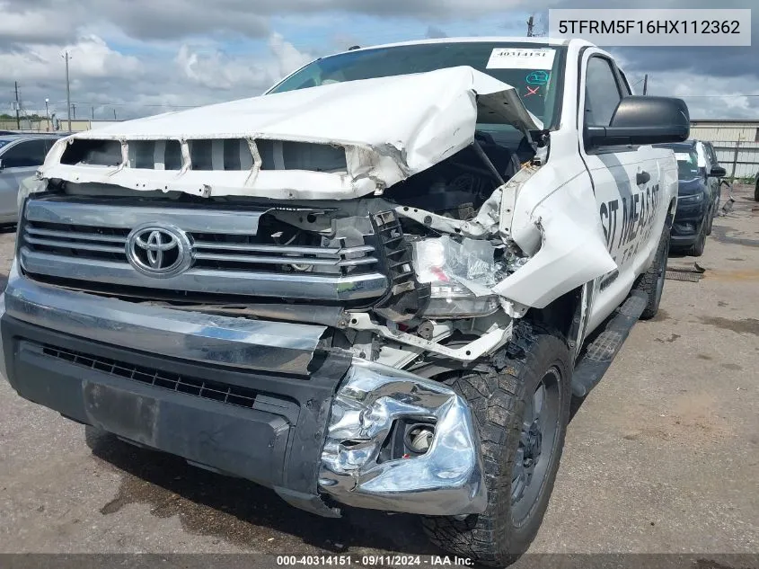 5TFRM5F16HX112362 2017 Toyota Tundra Sr5 4.6L V8