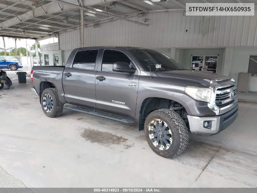 5TFDW5F14HX650935 2017 Toyota Tundra Sr5 5.7L V8