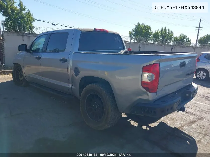 5TFDY5F17HX643844 2017 Toyota Tundra Sr5 5.7L V8