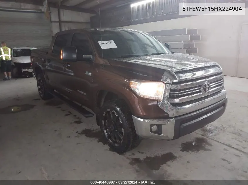 2017 Toyota Tundra Sr5 5.7L V8 VIN: 5TFEW5F15HX224904 Lot: 40440997