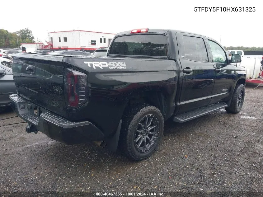 5TFDY5F10HX631325 2017 Toyota Tundra Sr5 5.7L V8