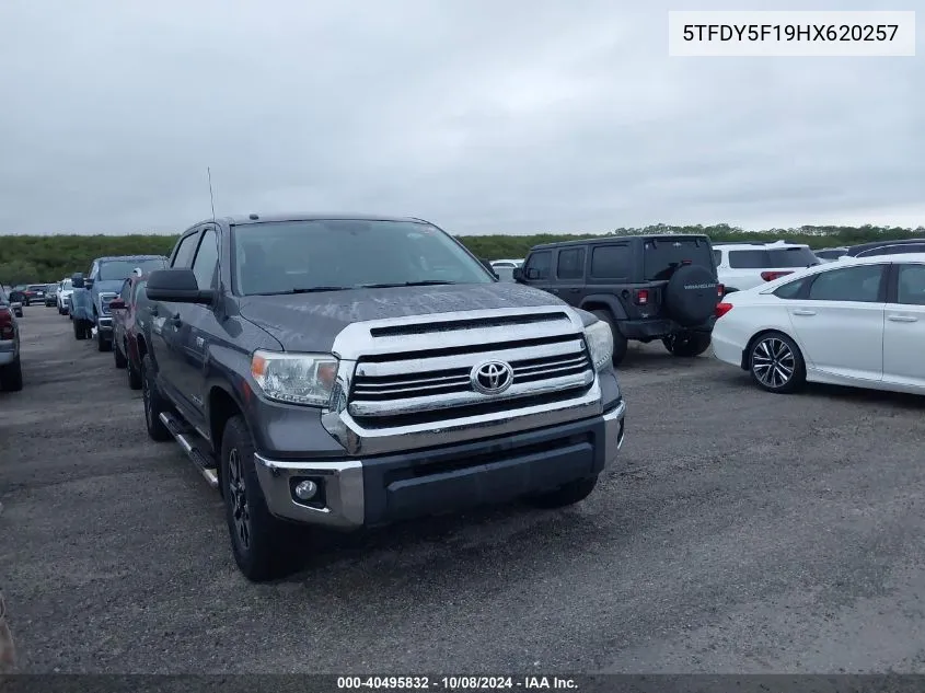 2017 Toyota Tundra Crewmax Sr5/Trd Pro VIN: 5TFDY5F19HX620257 Lot: 40495832