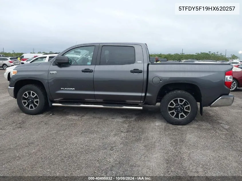 2017 Toyota Tundra Crewmax Sr5/Trd Pro VIN: 5TFDY5F19HX620257 Lot: 40495832