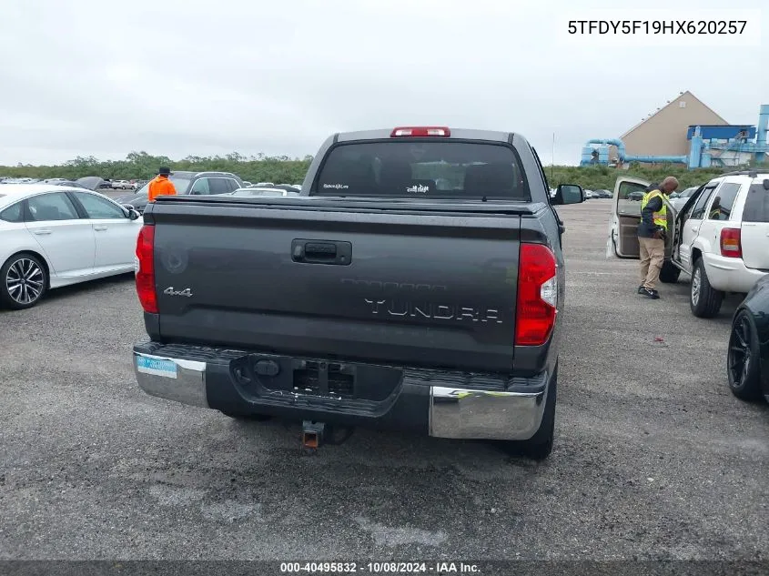 2017 Toyota Tundra Crewmax Sr5/Trd Pro VIN: 5TFDY5F19HX620257 Lot: 40495832