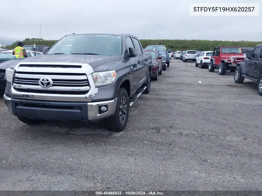 2017 Toyota Tundra Crewmax Sr5/Trd Pro VIN: 5TFDY5F19HX620257 Lot: 40495832