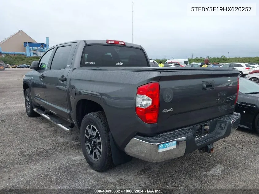 2017 Toyota Tundra Crewmax Sr5/Trd Pro VIN: 5TFDY5F19HX620257 Lot: 40495832