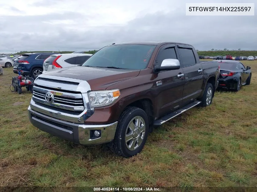 5TFGW5F14HX225597 2017 Toyota Tundra 1794 5.7L V8