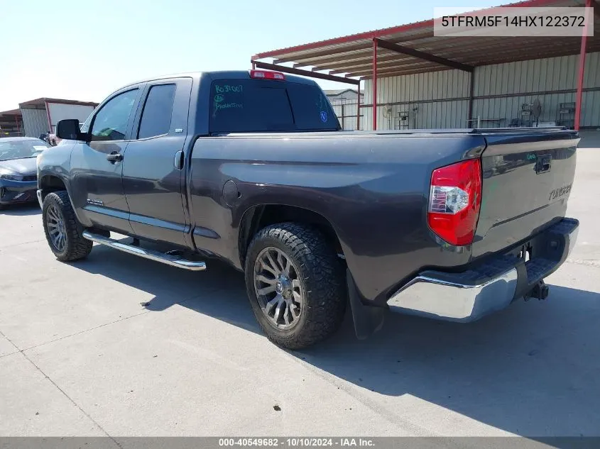 2017 Toyota Tundra Sr5 4.6L V8 VIN: 5TFRM5F14HX122372 Lot: 40549682