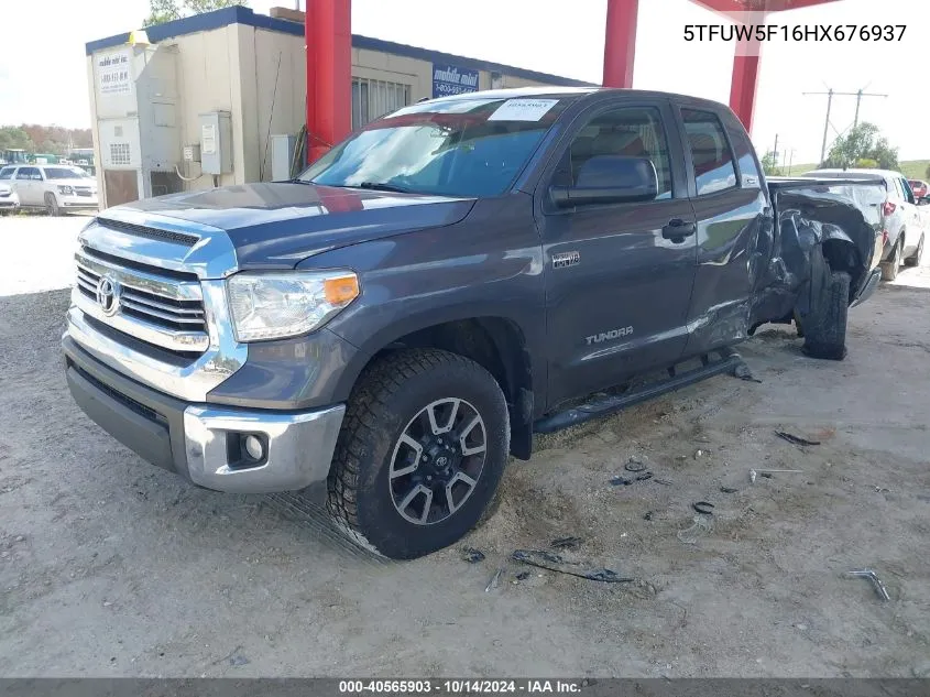 5TFUW5F16HX676937 2017 Toyota Tundra Sr5 5.7L V8