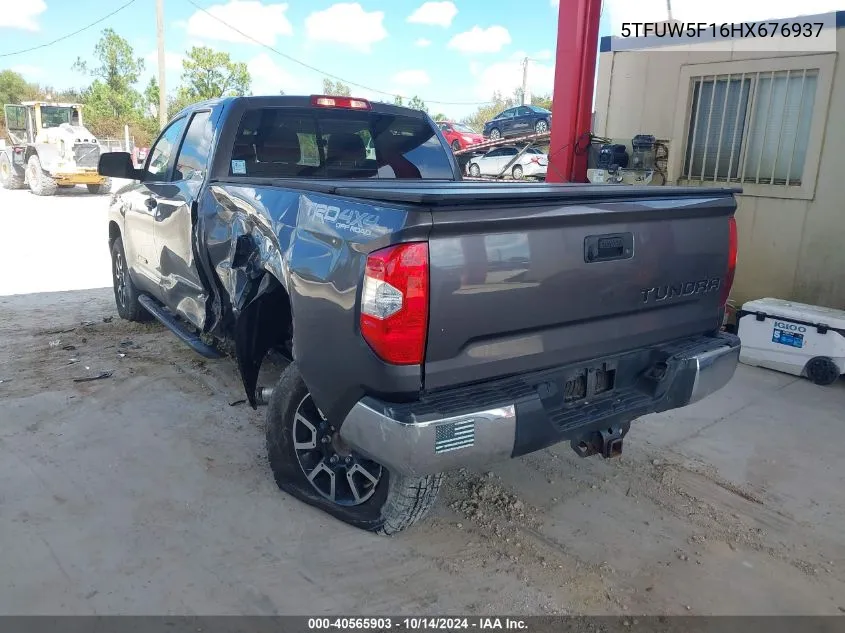 5TFUW5F16HX676937 2017 Toyota Tundra Sr5 5.7L V8