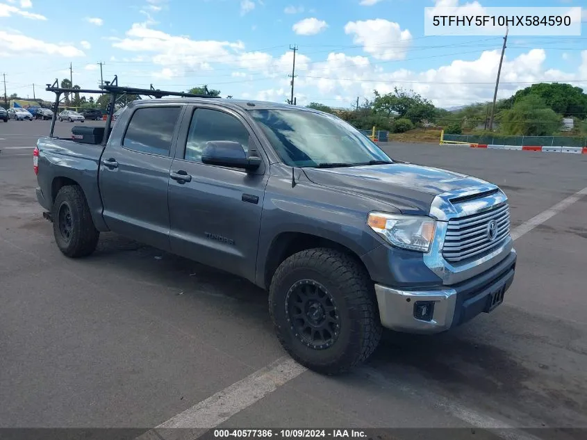 2017 Toyota Tundra Limited 5.7L V8 VIN: 5TFHY5F10HX584590 Lot: 40577386