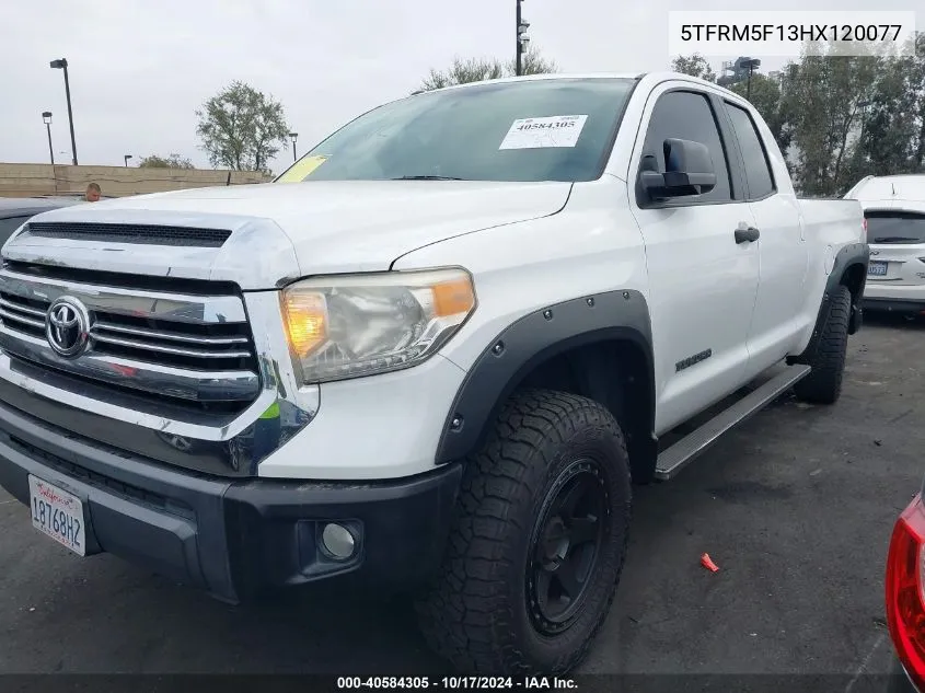 5TFRM5F13HX120077 2017 Toyota Tundra Sr5 4.6L V8