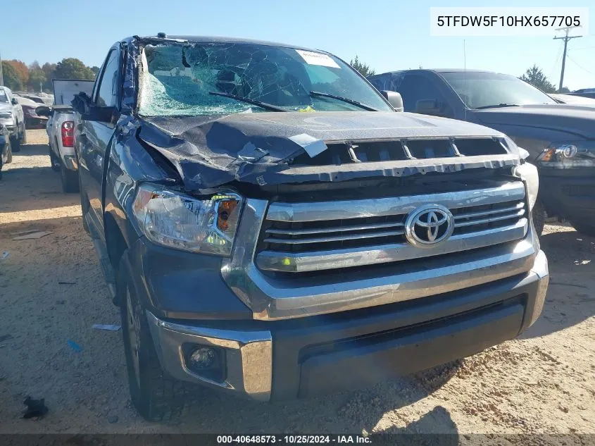 5TFDW5F10HX657705 2017 Toyota Tundra Sr5 5.7L V8