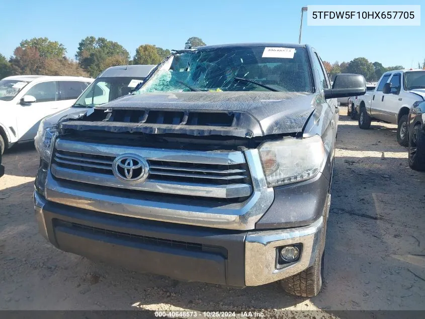 5TFDW5F10HX657705 2017 Toyota Tundra Sr5 5.7L V8