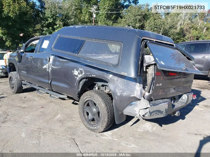 5TFCW5F19HX021733 2017 Toyota Tundra Sr5 5.7L V8