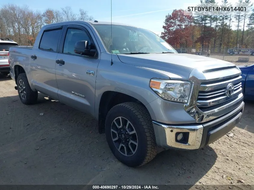 2017 Toyota Tundra Sr5 5.7L V8 VIN: 5TFDY5F14HX614401 Lot: 40690297