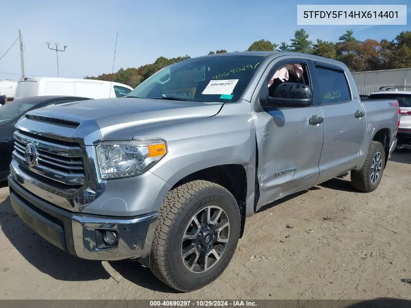 5TFDY5F14HX614401 2017 Toyota Tundra Sr5 5.7L V8