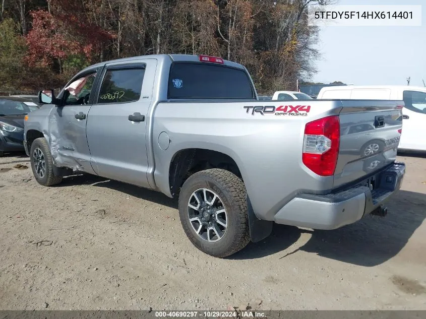 2017 Toyota Tundra Sr5 5.7L V8 VIN: 5TFDY5F14HX614401 Lot: 40690297