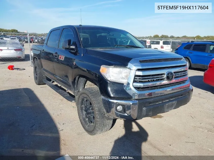 2017 Toyota Tundra Sr5 4.6L V8 VIN: 5TFEM5F19HX117604 Lot: 40844737