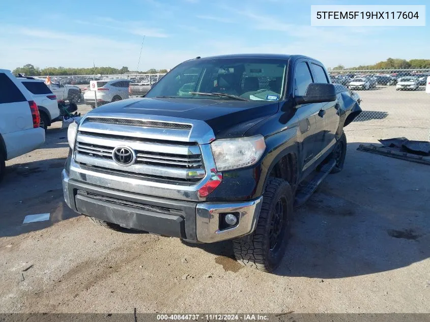 2017 Toyota Tundra Sr5 4.6L V8 VIN: 5TFEM5F19HX117604 Lot: 40844737