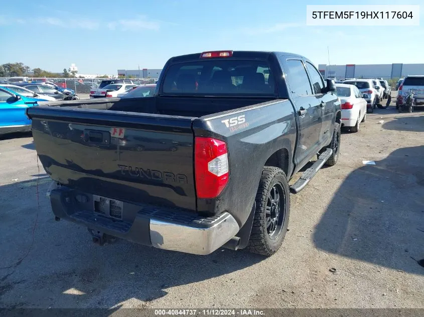 2017 Toyota Tundra Sr5 4.6L V8 VIN: 5TFEM5F19HX117604 Lot: 40844737