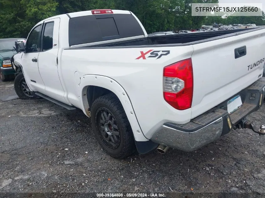 5TFRM5F15JX125660 2018 Toyota Tundra Sr5 4.6L V8