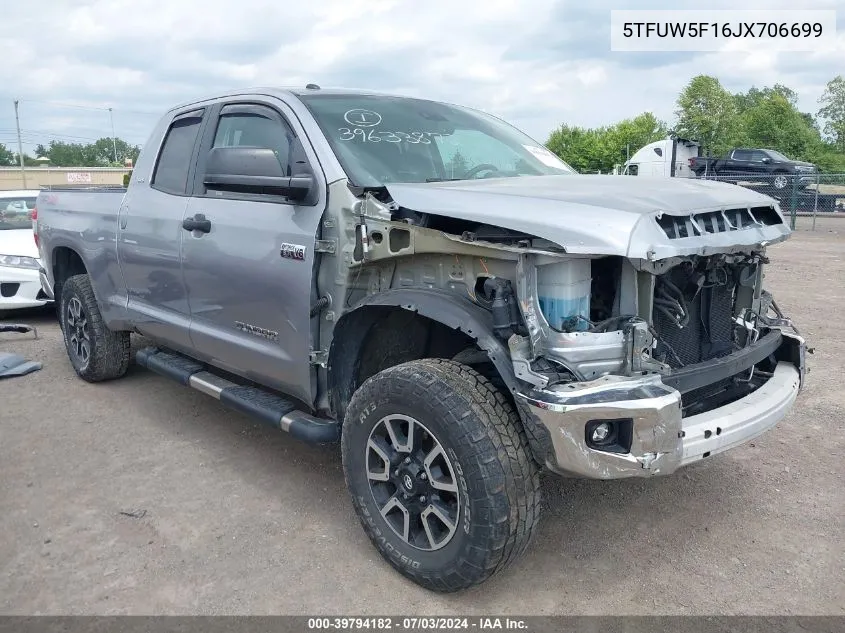 5TFUW5F16JX706699 2018 Toyota Tundra Sr5 5.7L V8