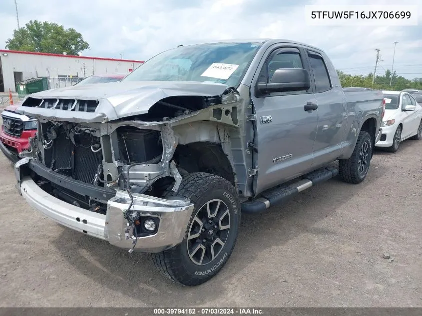 5TFUW5F16JX706699 2018 Toyota Tundra Sr5 5.7L V8