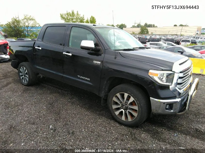 5TFHY5F13JX694443 2018 Toyota Tundra Limited 5.7L V8