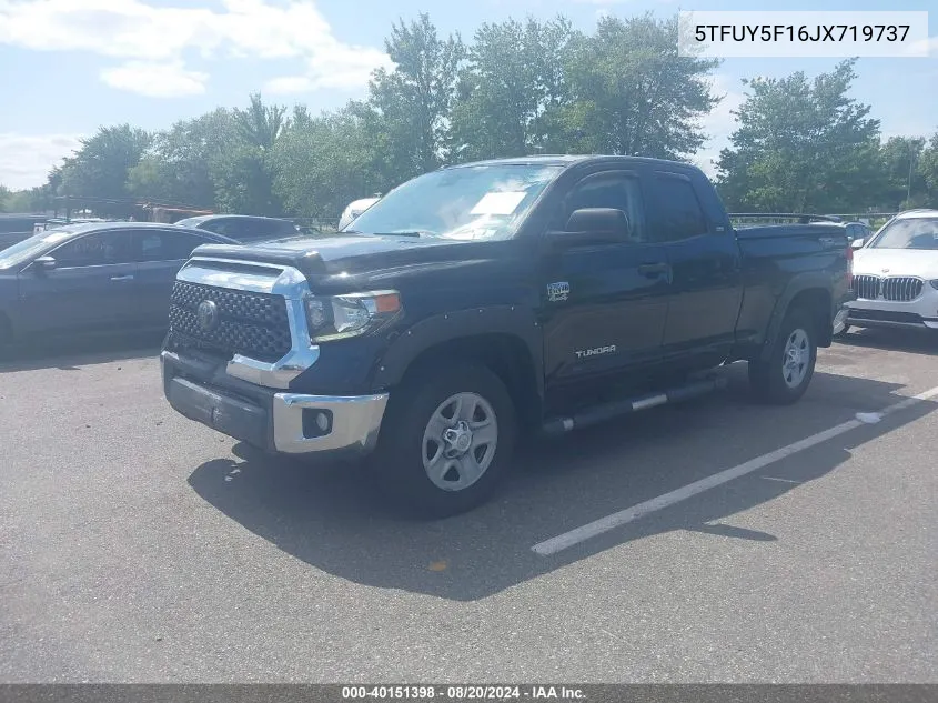 2018 Toyota Tundra Sr5 5.7L V8 VIN: 5TFUY5F16JX719737 Lot: 40151398