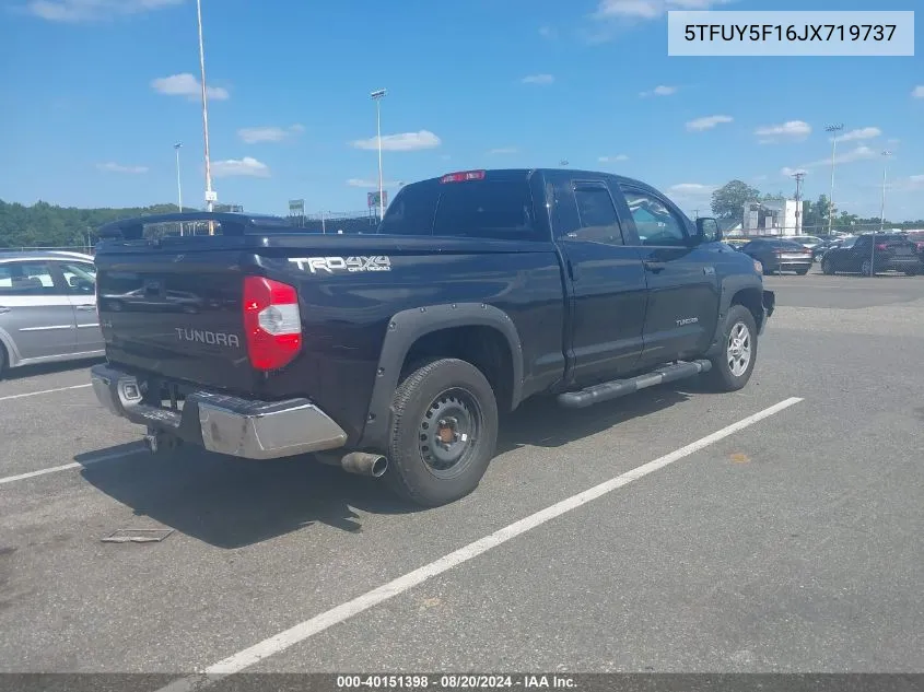 2018 Toyota Tundra Sr5 5.7L V8 VIN: 5TFUY5F16JX719737 Lot: 40151398