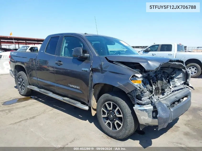 5TFUY5F12JX706788 2018 Toyota Tundra Sr5 5.7L V8