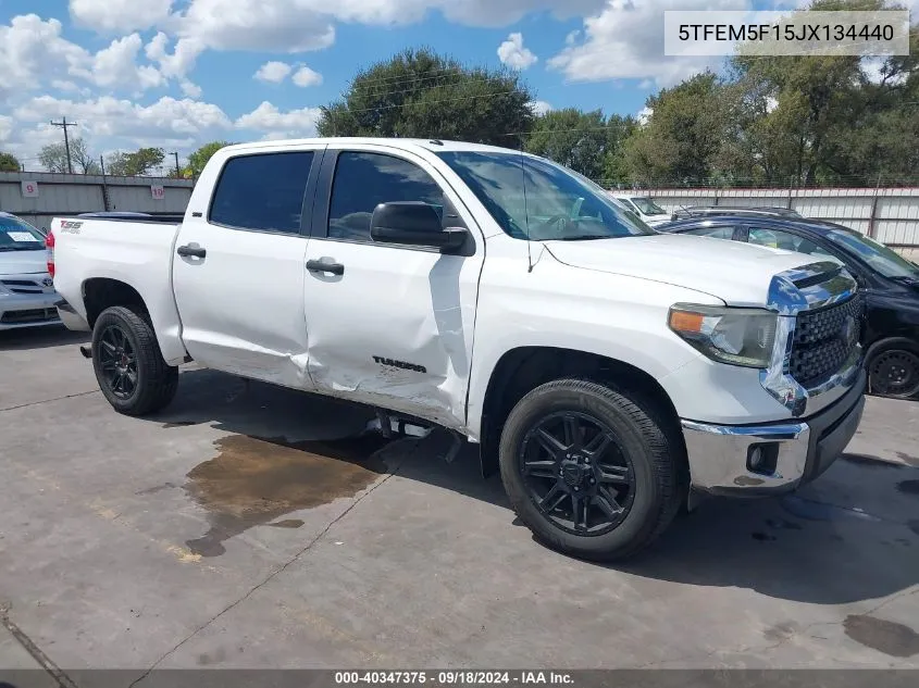 5TFEM5F15JX134440 2018 Toyota Tundra Sr5 4.6L V8